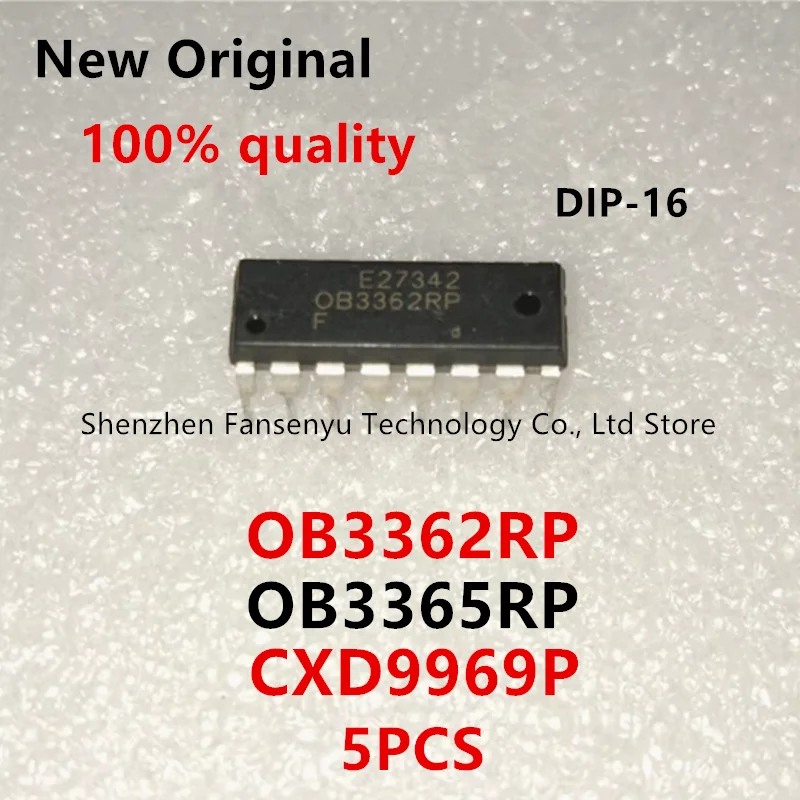 

(5piece)100% New OB3362RP OB3365RP CXD9969P DIP16