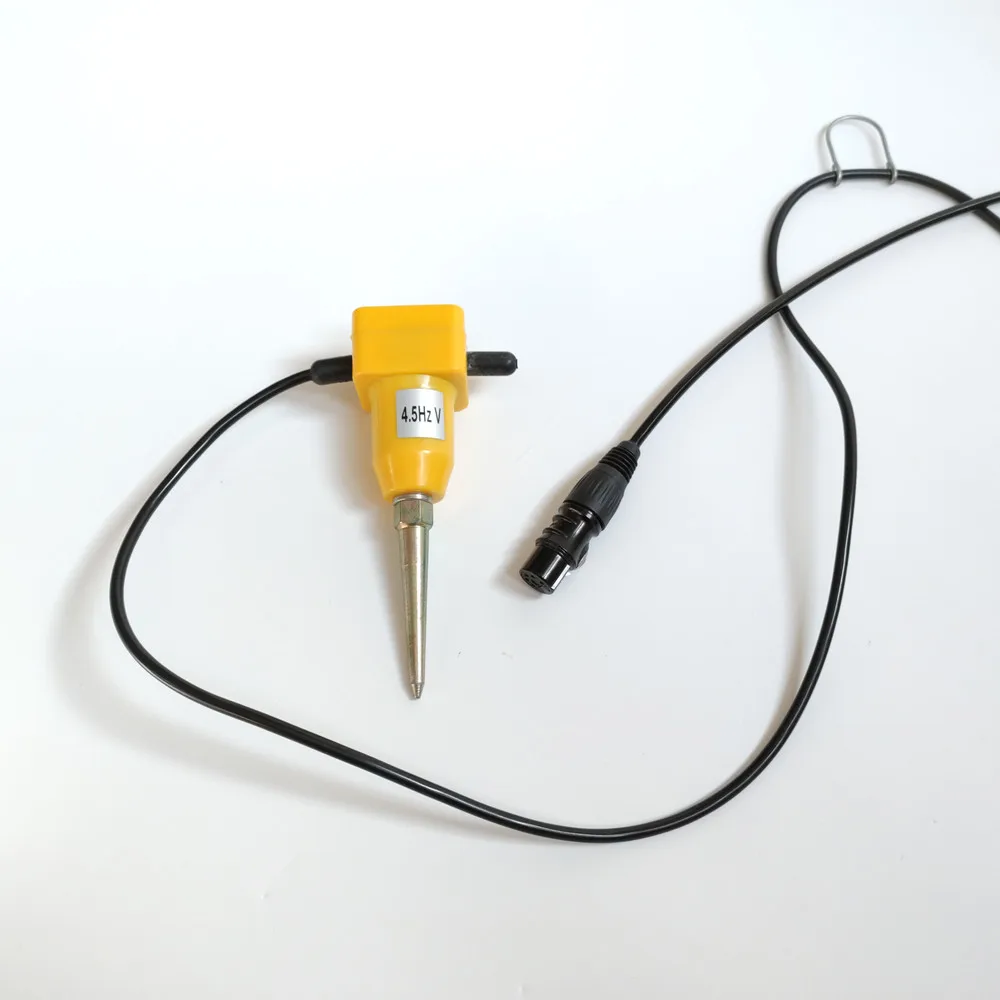 Single Geophone 4.5 Hz Vertical in Waterproof Land case with 5 Hole Female XLR Connector, Seismic Geophone String 4.5Hz