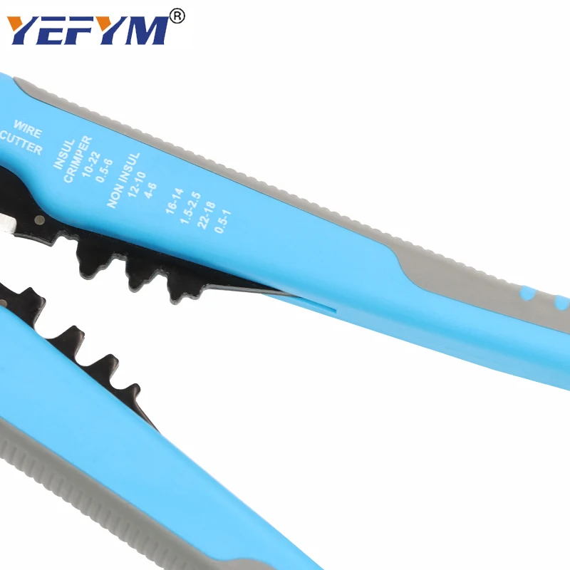 3 in 1 Multi tool Automatic Adjustable Crimping Tool Cable Wire Stripper Cutter Peeling Pliers blue repair diagnostic-tool