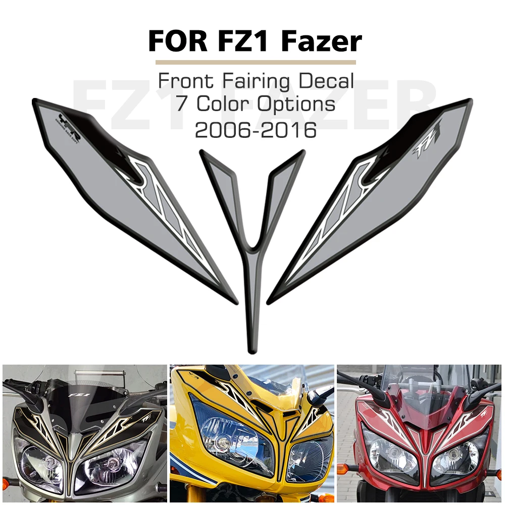 

3D Gel Motorcycle Front Protector Paint Protection Decal Waterproof Sticker Kit For YAMAHA FZ1 Fazer 2006 - 2016 Accessories
