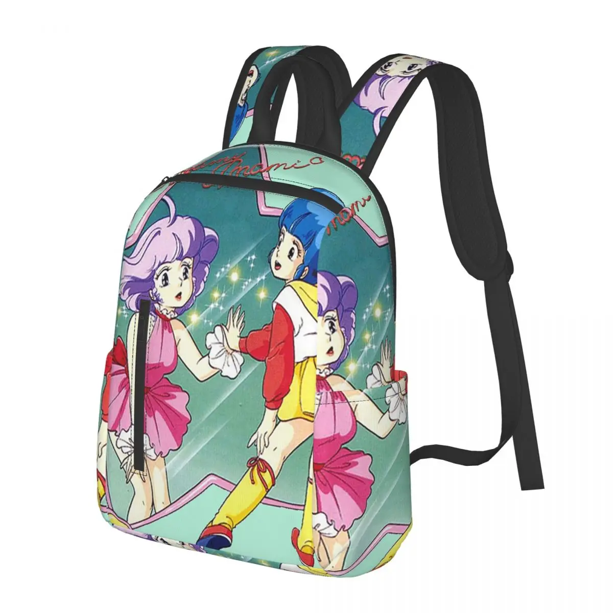 Creamy Mami 80s Magic Girl Anime Student Backpack School Bag Hiking Travel Daypack for Men Women Bookbag Shoulder Bags