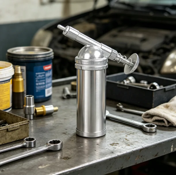 85CC Mini Manual Grease Gun Portable Hand Injector for Excavator Auto Machinery Lubrication