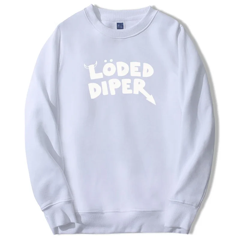 Loded Diper Diary Of A Wimp Kid Sweatshirt Hoodie Winter Men Oversize Graphic Fsahion Streetwear Harajuku Warm Clothes Loose Top