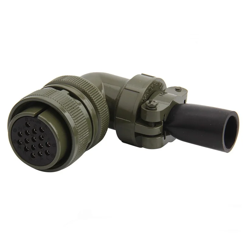 

MS5015 16 Core Pin U.S. Military Standard Aviation Plug Connector MS3108A 24-5S MS3102A 24-5S Angle