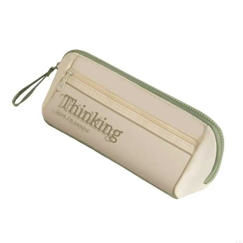 Эстетический карандаш корпус прозрачная ручка пакета корпуса карандаша для хранения школьных принадлежностей K1Kf