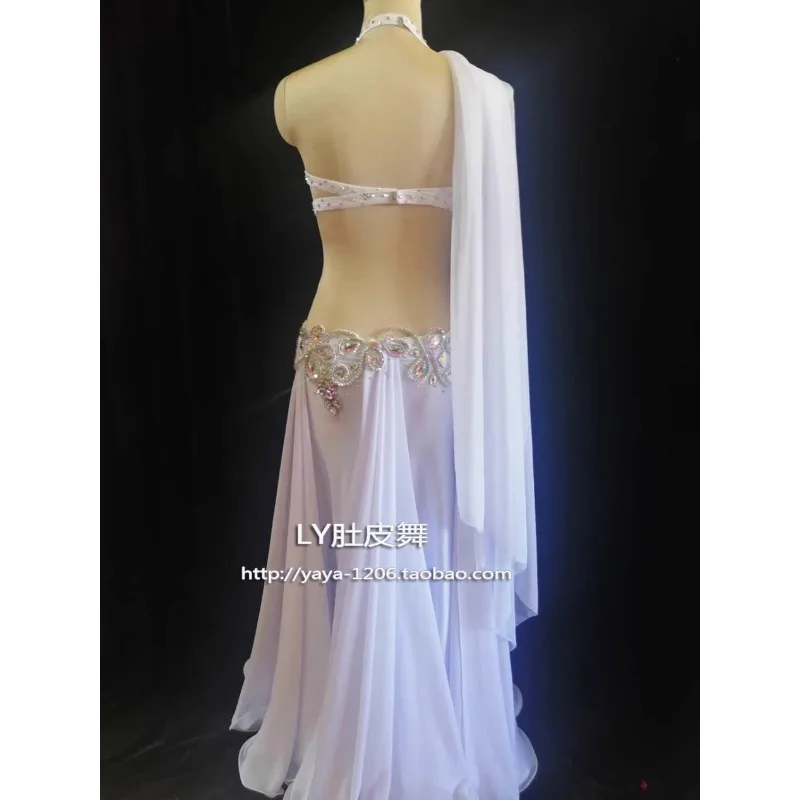 맞춤형 밸리 댄스 의상 팀 유니폼 퍼포먼스 슈트 세트 이동 댄스 드레스 그룹 의류 플러스 사이즈 밸리 댄스웨어