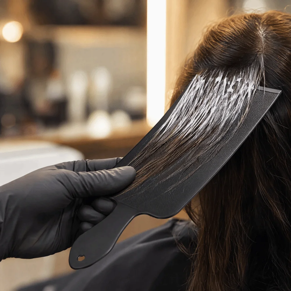 Durable Non-Slip Hair Coloring Board Ergonomic Paddle Pick Color Balayage Board Highlighting Board For Salon