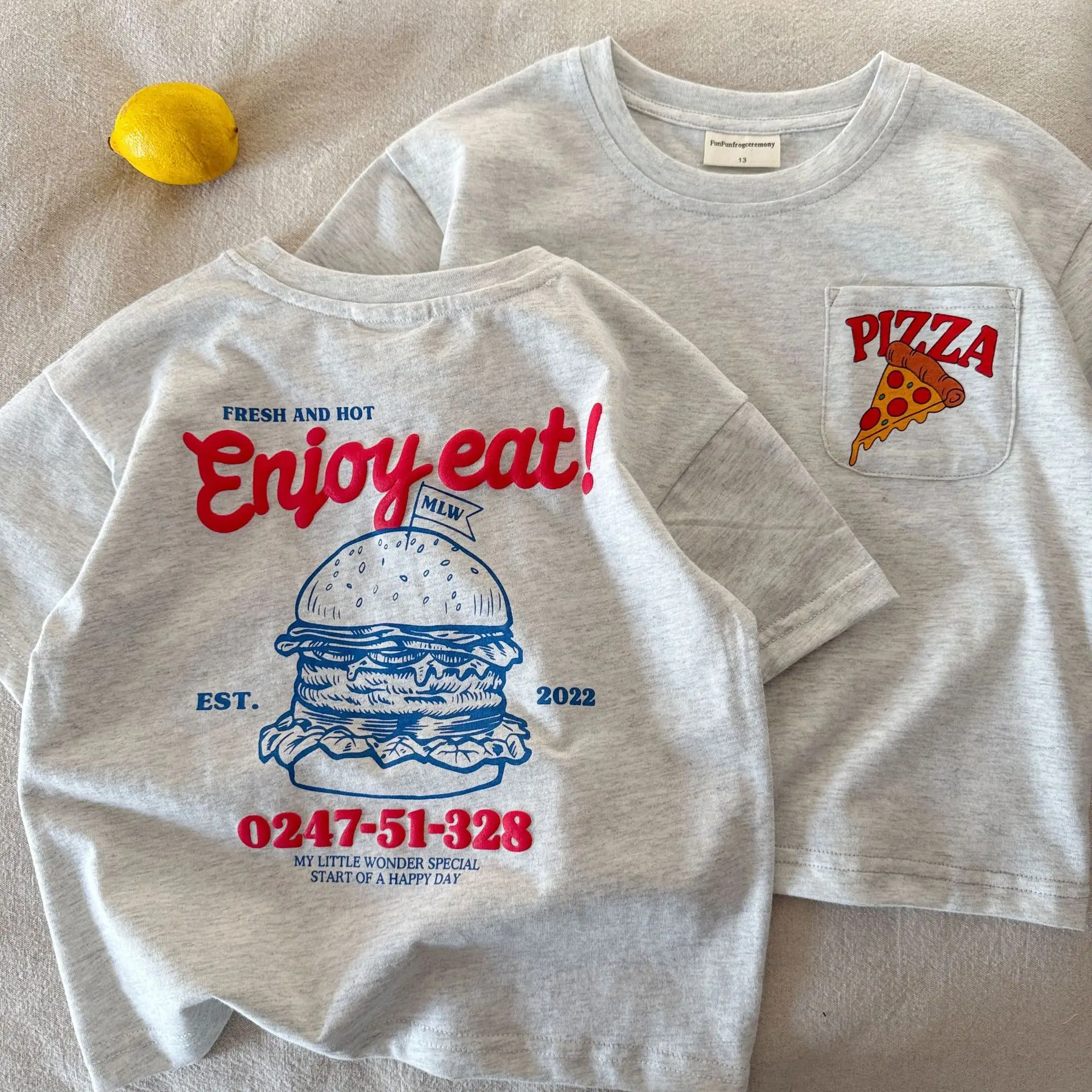 

2026 Summer New Children Cartoon Print T Shirts Boys Girls Versatile Short Sleeve Tee Baby Casual Cotton Tops Kids Clothes
