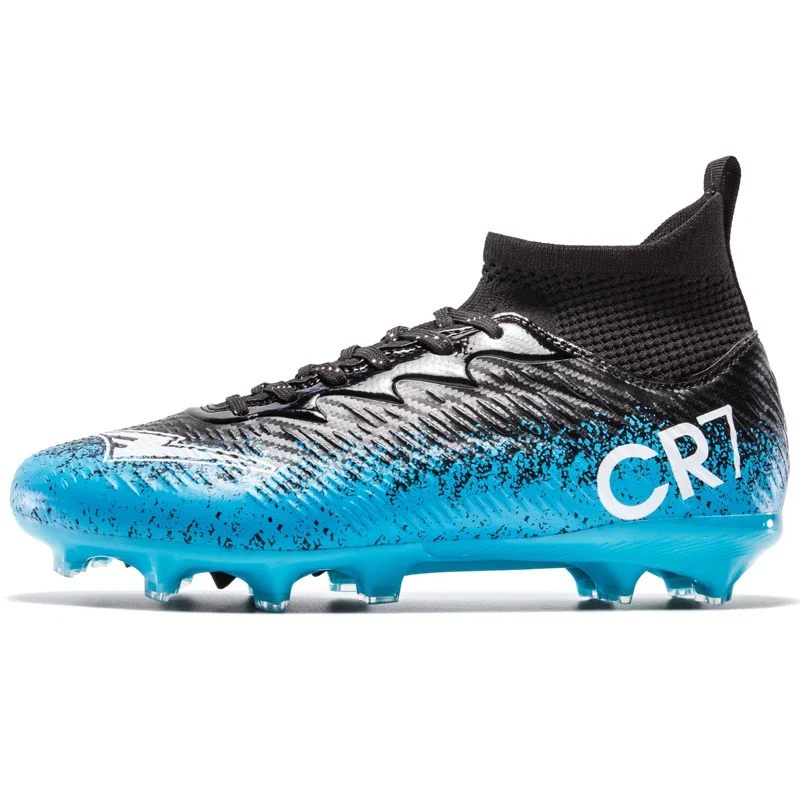 

Men Multi Ground Soccer Football Cleats Breathable Shock Absorbing Outdoor Training Sports Running Shoes