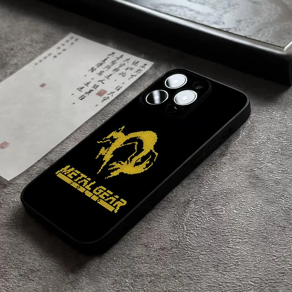 Metal Gear Solid Phone Case For 14 Pro Max For Apple Iphone 16 15 Po Max 12 Mini 11 13 Pro Xr X Xs 8 7 Plus Back Cover