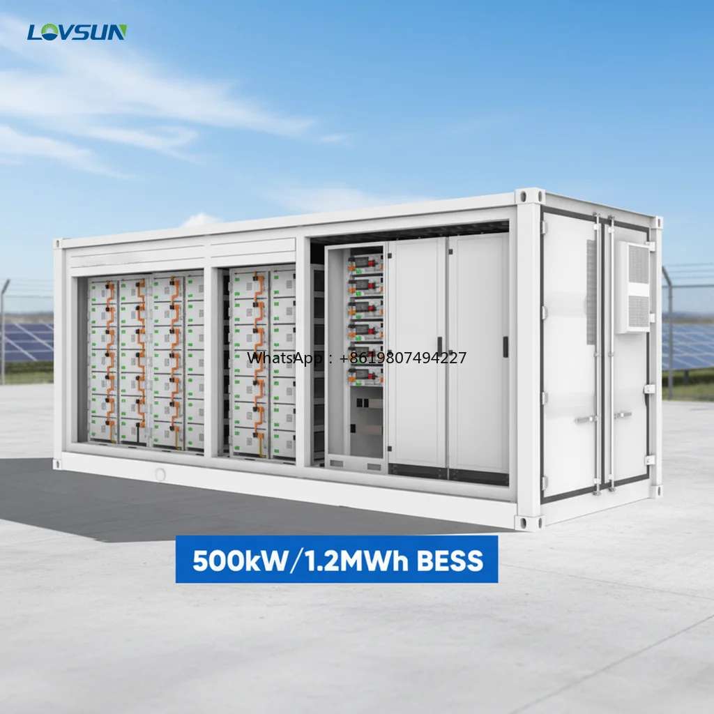 High Voltage Lithium Ion Battery Rack Lifepo4 Energy Storage System Container BESS 1MW 1000KW 1MWh 2MWh 5MWh 10MWh ESS Container