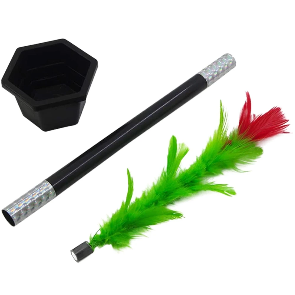 Magic Stick to Flower Easy Magic Trick Toys Prop Funny Toys for Adults Kids Magic Tricks Accessories