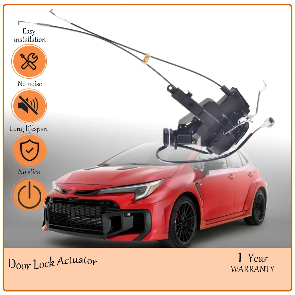 

Front Door Lock Assembly with Lock Switch, Precision Front Left right Door Latch fit Toyota Various oem 69040-60132 69030-60181