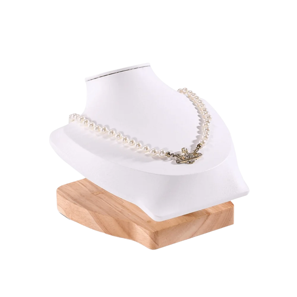 

Wood Necklace Display Frame Square Portrait Model Jewelry Display Racks Neck Pendant Jewelry Frame Jewelry Necklace Photo Props