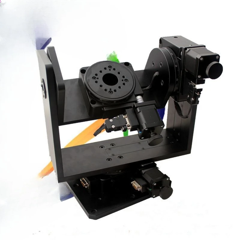 Table rotative tridimensionnelle électrique de précision NT302WRA100M, table rotative, table d'angle de table à pas