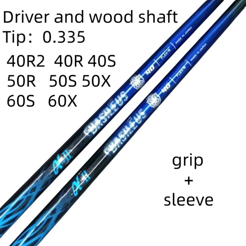 Basileus-Graphite Shaft with Free Assembly Sleeve and Grip, Generation II, Graphite Shaft, New Club Shafts