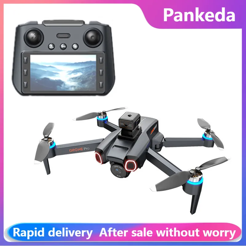 814 drone profissional 4K HD Camer GPS Return 4.5 inch Screen Remote,Brushless Motor Quadcopter for Beginners Children's gifts