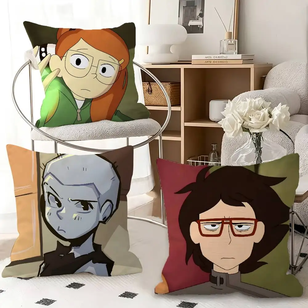 1pc Anime I-Infinity Train Pillow Case Fashion Square Pillowcase Bedroom Sofa Room Ins Decoration Leisure