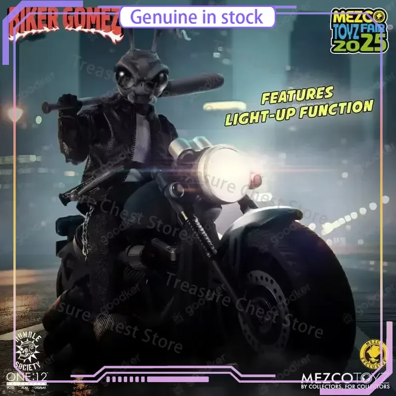 MEZCO TOYZ Biker Gomez Deluxe Edition Anime Action Figure Collectible Toy Model Gift Official Licensed
