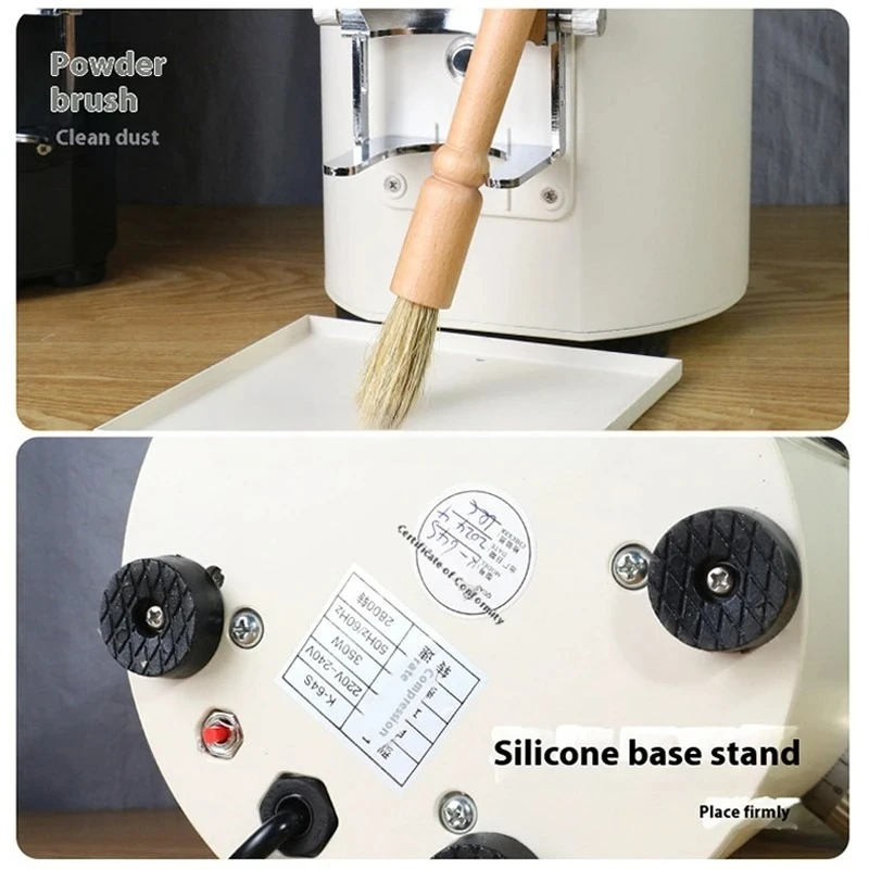 Fast Grinding Speed Low Noise For Home Restaurant Coffee Shop Automatic Coffee Grinder Dosing Espresso Special Powder Machine 6