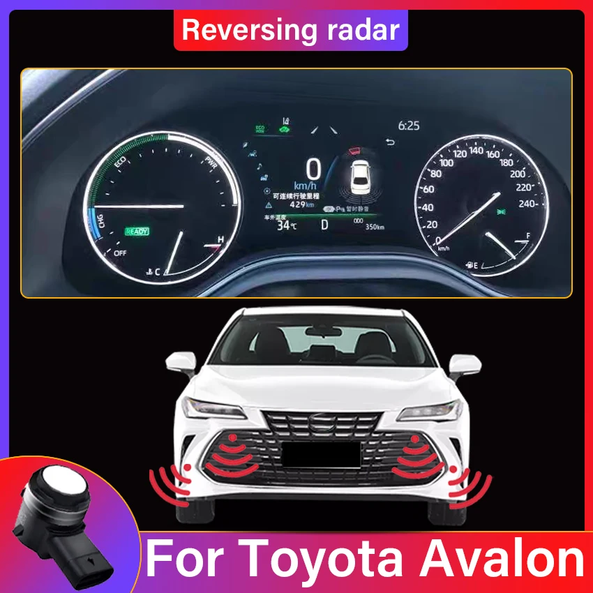 For Toyota Avalon XX50 2019 2020 2021 2022 2023 2024 2025 2026 Car Parking Sensor Front Rear Reverse Assist Reversing AID System view 6