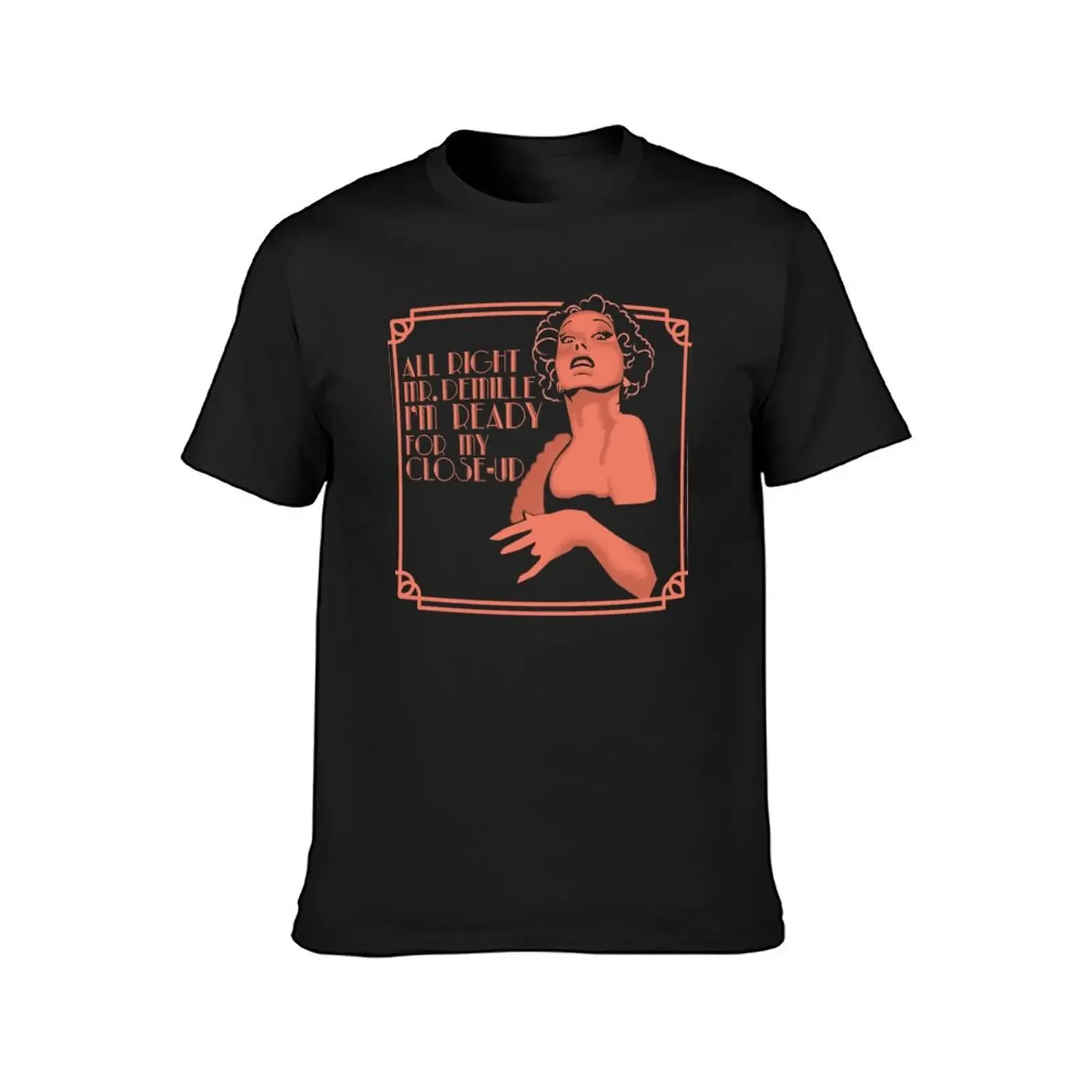 Gloria Swanson (Sunset Boulevard) T-Shirt sports fans sweat luxury clothing labubu vintage t shirts t shirts men