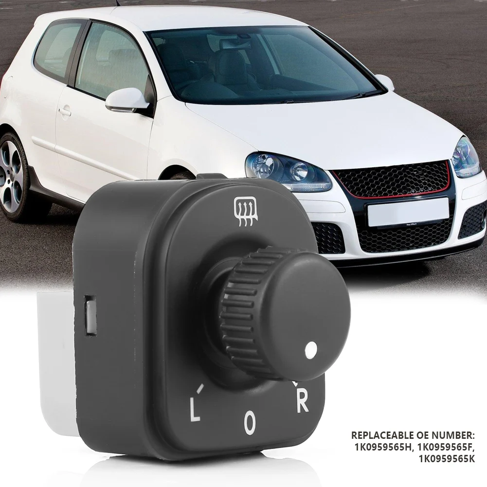 Car Side Mirror Control Switch Knob Adjuster Button for VW Golf 5 Jetta MK5 Pessat 1K0959565H 1K0959565F 1K0959565K