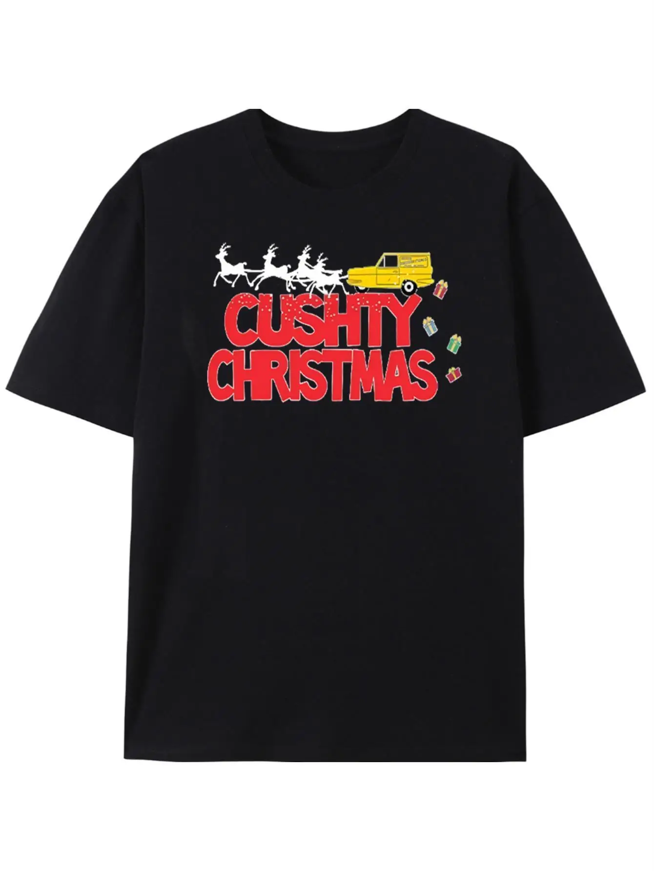 

men's short-sleeve all saeson T-shirt with funny parten printed pattern unisex style suitable asa gift