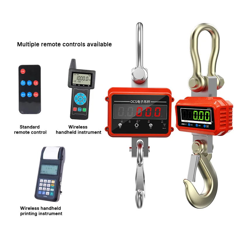 Factory Price Bench Scale Weighing Hook Scale Device Hanging Work Direct 500kg Electronic Heavy Duty Crane Scale ODM Support