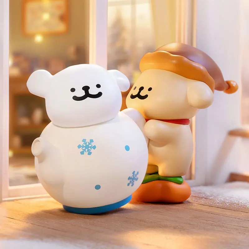 Kawaii Leuke Lijn Hond Maltese Blind Box Pop Tafelornament Collectie Model Kinderen Geschenken ﻿