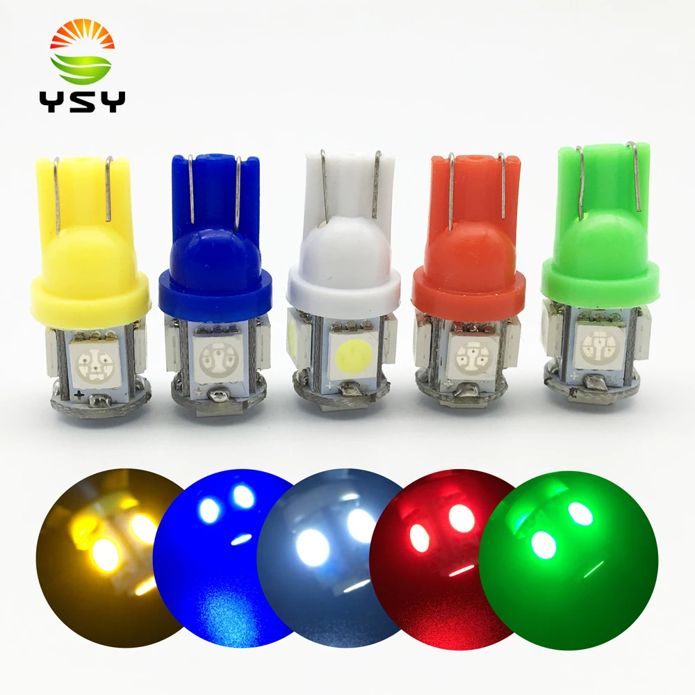 

Big Promotion 500X T10 194 168 W5W 5050 5 SMD Car C5W C10W 5W5 LED Light Bulb Dome Clearance Parking Indicator Reading Lamps 12V