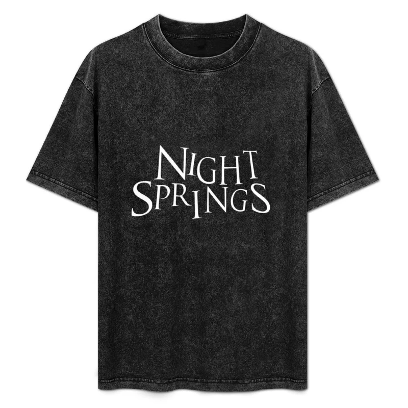 

Night Springs - Alan Wake Tee T-Shirt Summer Tops Kawaii Clothes Women T Shirt Black T-shirts for Women Oversize Tops Tee