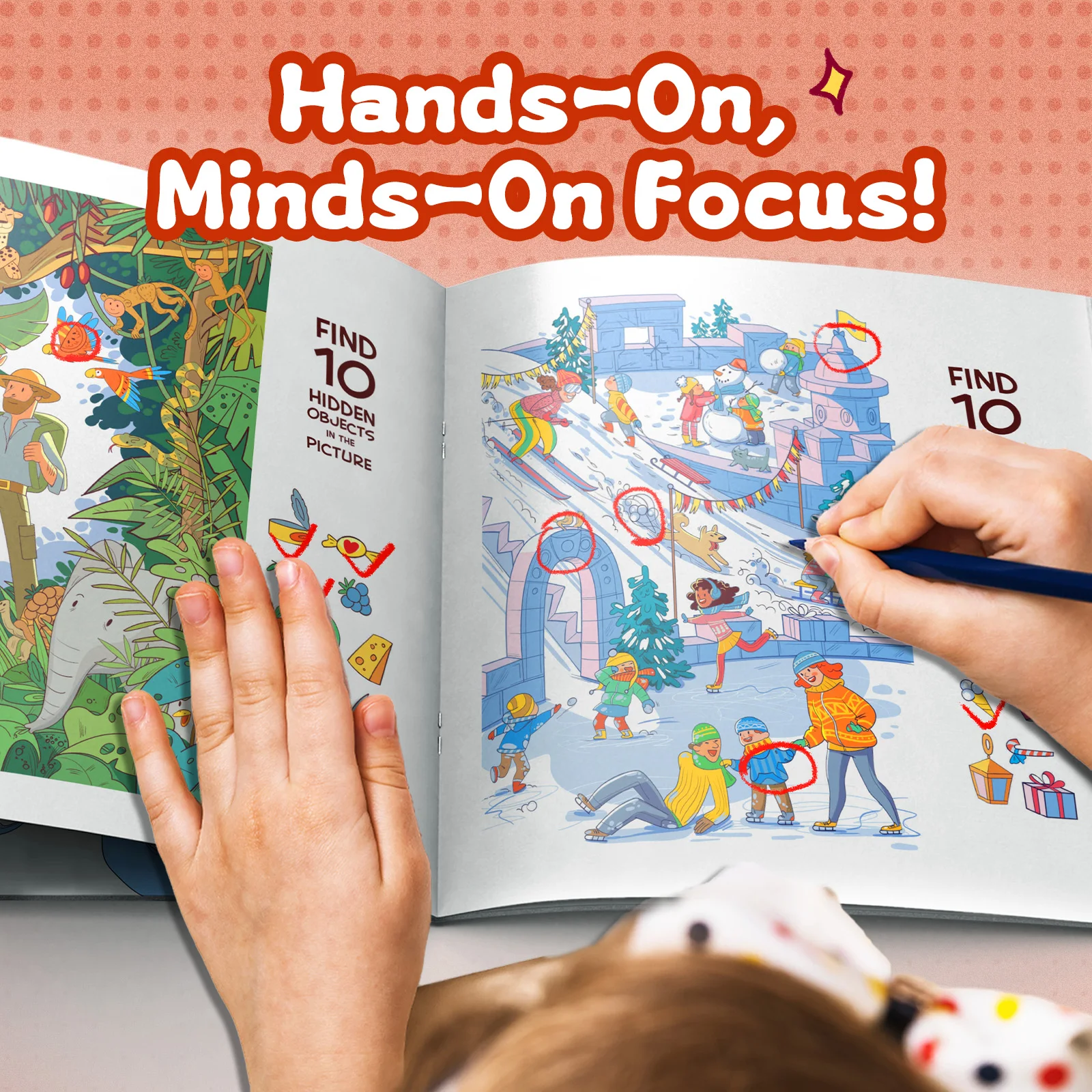Look and Find Book for Kids - Attention Training Activity Book 5