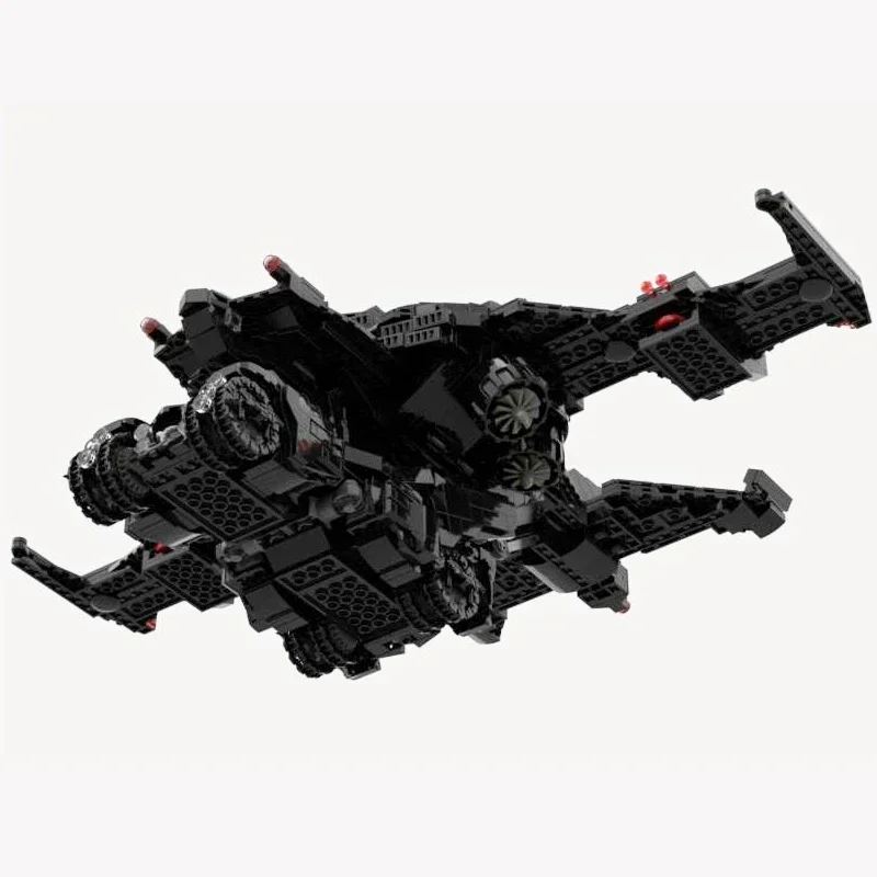 Moc Bouwstenen Beroemde Film Model Bat Fighter En Bat Auto Technologie Modulaire Blokken Geschenken Kerst Speelgoed DIY Sets Montage