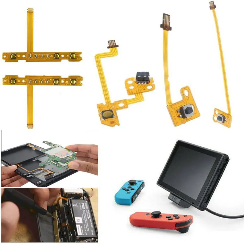 

Новая кнопка, замена гибкого кабеля ZR ZL L SL SR, ремонтный кабель Joy-Con для коммутатора Nintend