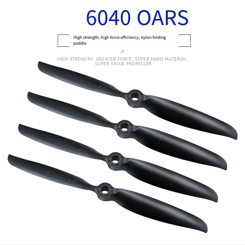 6040 Black Propeller RC Airplane 2450 Motor Special Accessories 6X4E High Speed Propeller