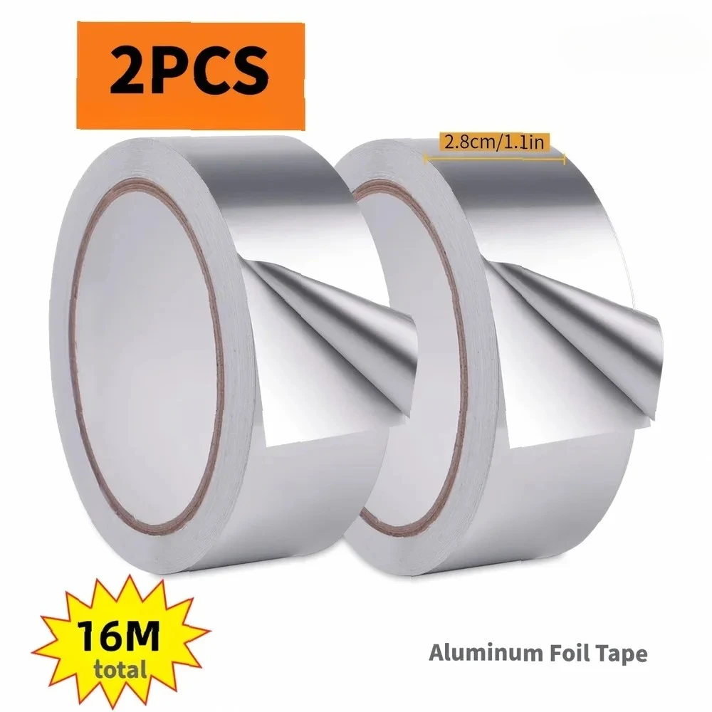 2 Rolls Aluminum Foil Tape 1.18