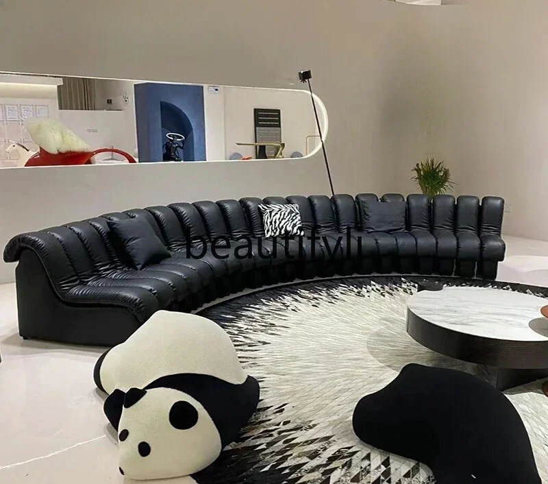 Snake sofa S-shaped centipede combination club sofa