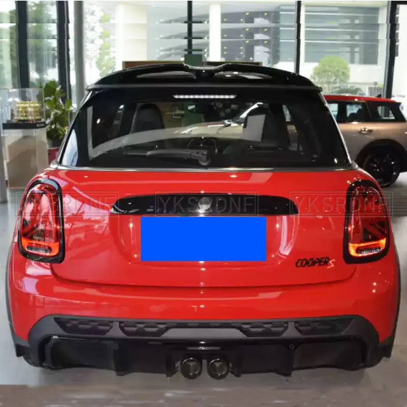 Carbon Fiber JCW Roof Spoiler Glossy Carbon fiber Rear Window Wing Body Kit Racing Accessories Trim For Mini F55 F56 Cooper