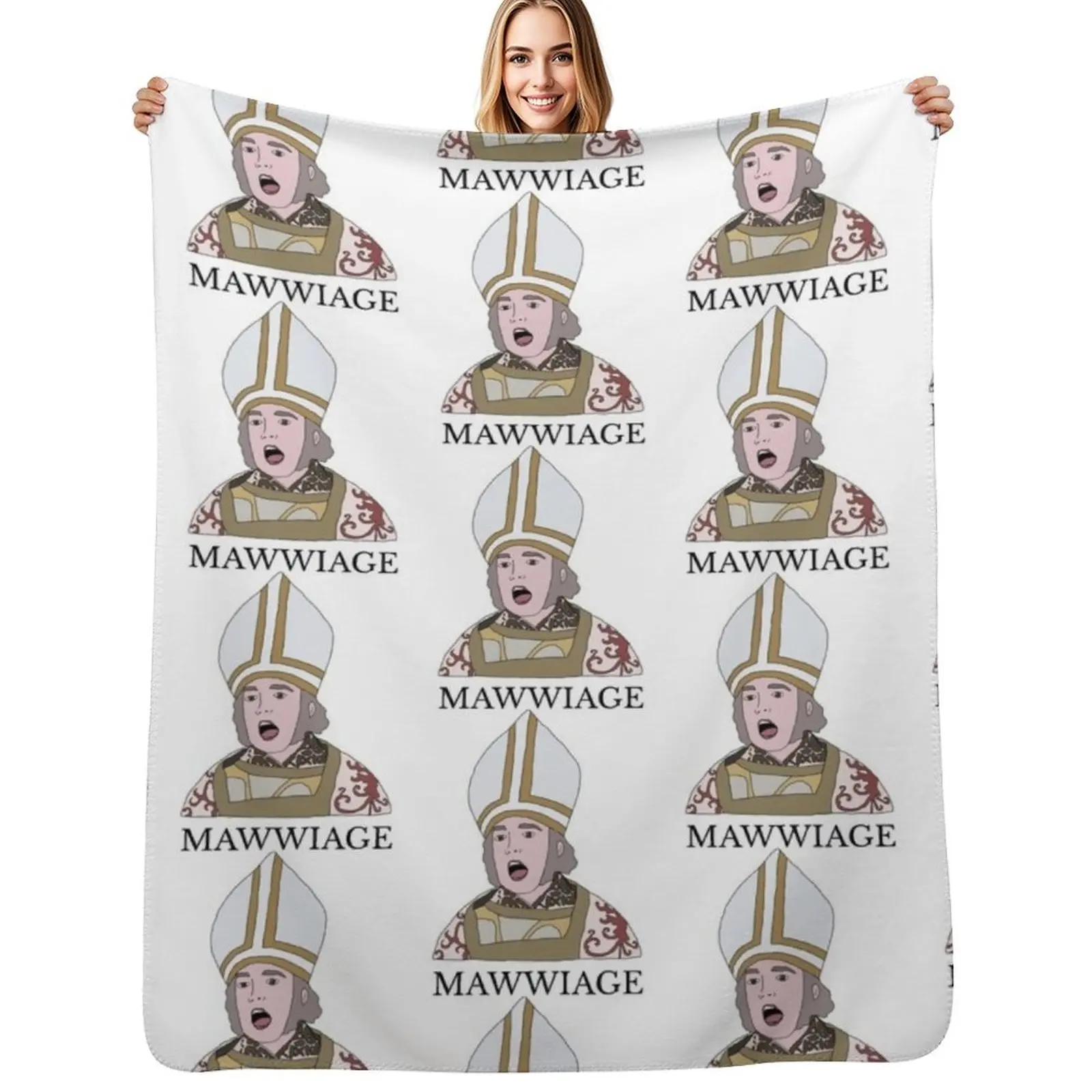 

Officiant Princess Bride with text Throw Blanket Fluffy Cozy Throw Blanket for Home Decor