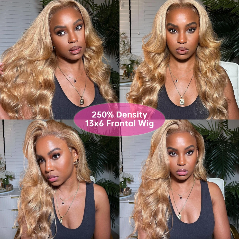13x6 Körperwelle 27 Honigblond – 613 Blonde Body Wave Lace Front Wig Bewertung und Preis