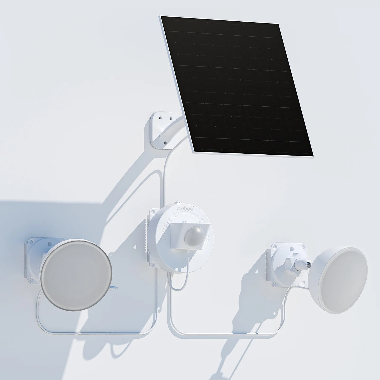 

Солнечный уличный садовый светильник, индукционный настенный светильник для человеческого тела с солнечной панелью 10 Вт, наружное освещение 160 ° Диапазон