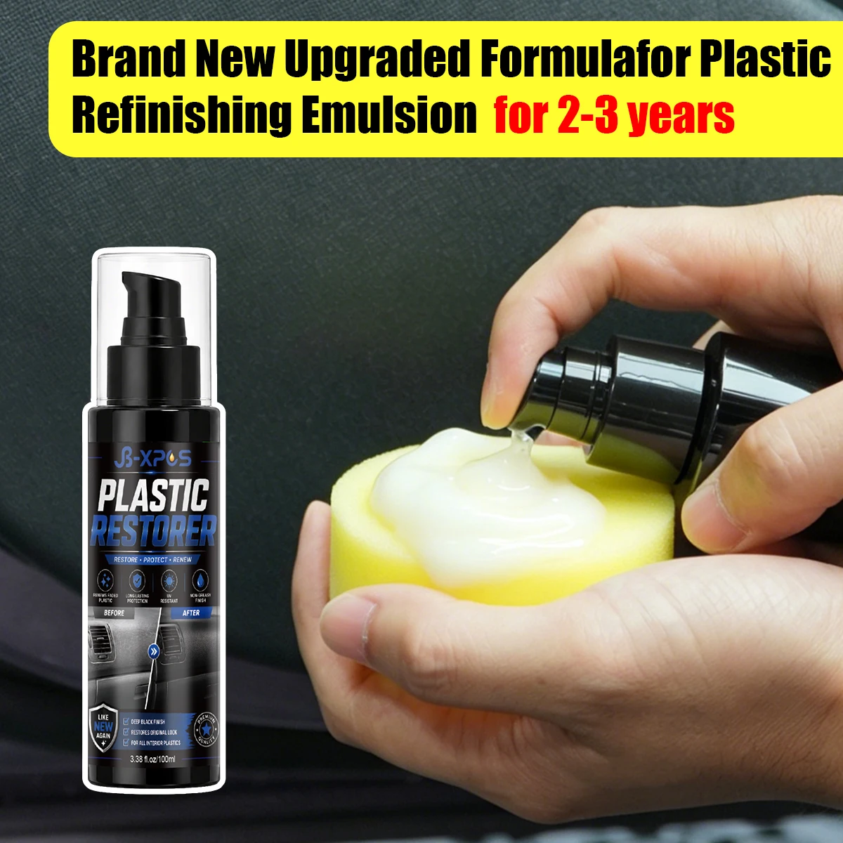 Trim Restorer Plastic - Restaurateur de plastique automobile haute concentration,