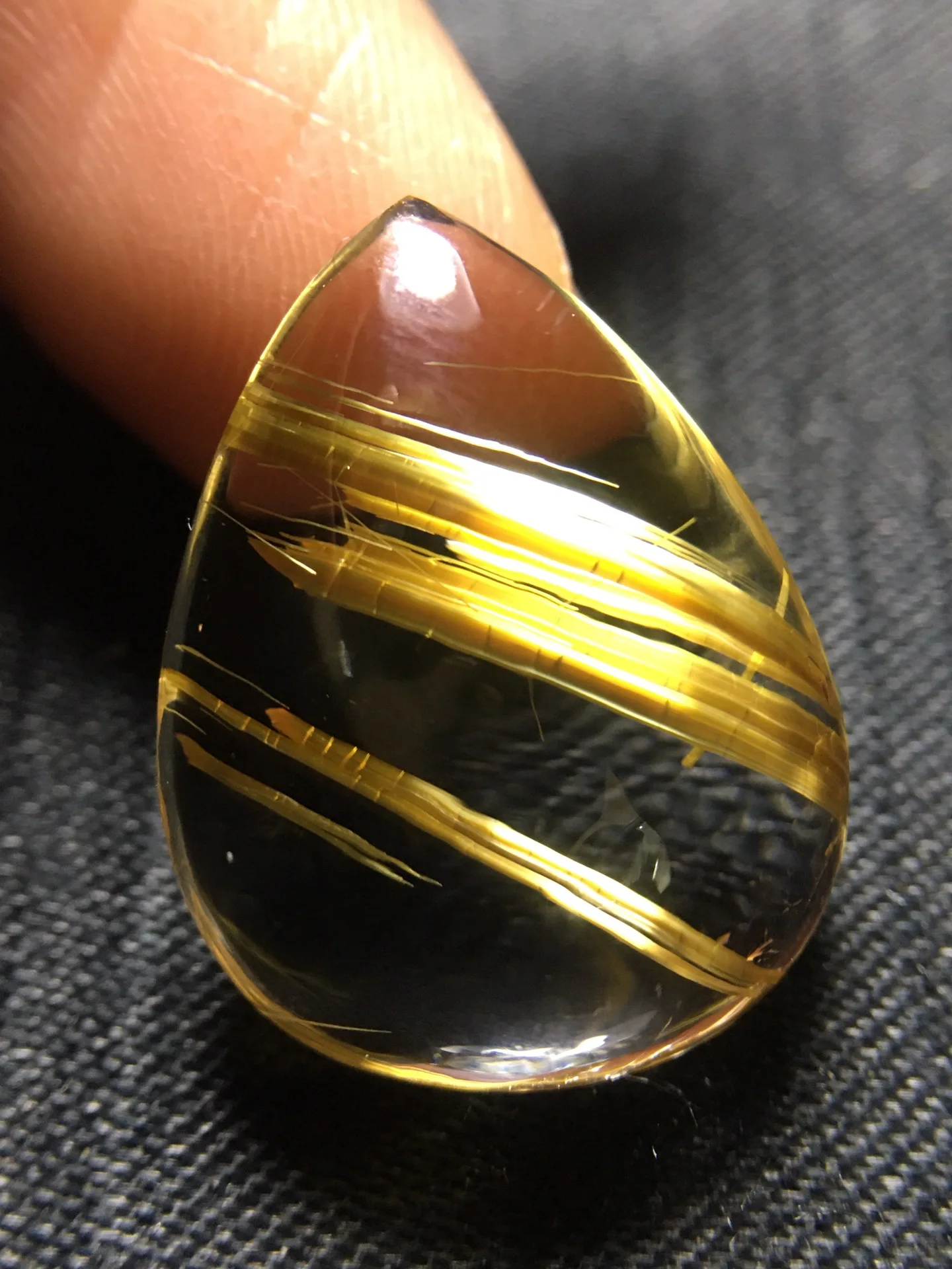 

Натуральный золотистый рутиловый кварцевый кулон, украшение из рутилового кварца, 21*16*8 мм, для мужчин и женщин, Бразилия, AAAAAAA