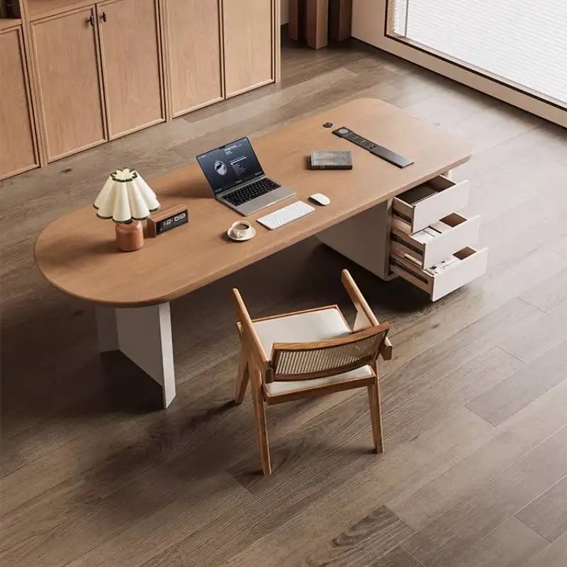 Designer Aesthetic Office Desk Accessories Board Organizer Conference Office Desk Modern Wooden Escritorios De Estudio Furniture