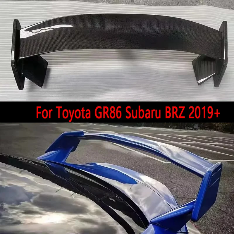 

For Toyota GR86 Subaru BRZ 2019+ Carbon Fiber Rear Spoiler Rear Wing Lip Tail Trunk SpoilersTail fins Lupus Style Body Kit