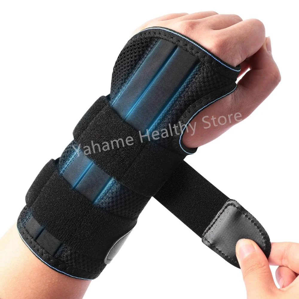 

1PC Adjustable Wrist Splint Brace Carpal Tunnel Arthritis Wrist Support Compression Hand Support for Tendonitis Sprain Wristabnd