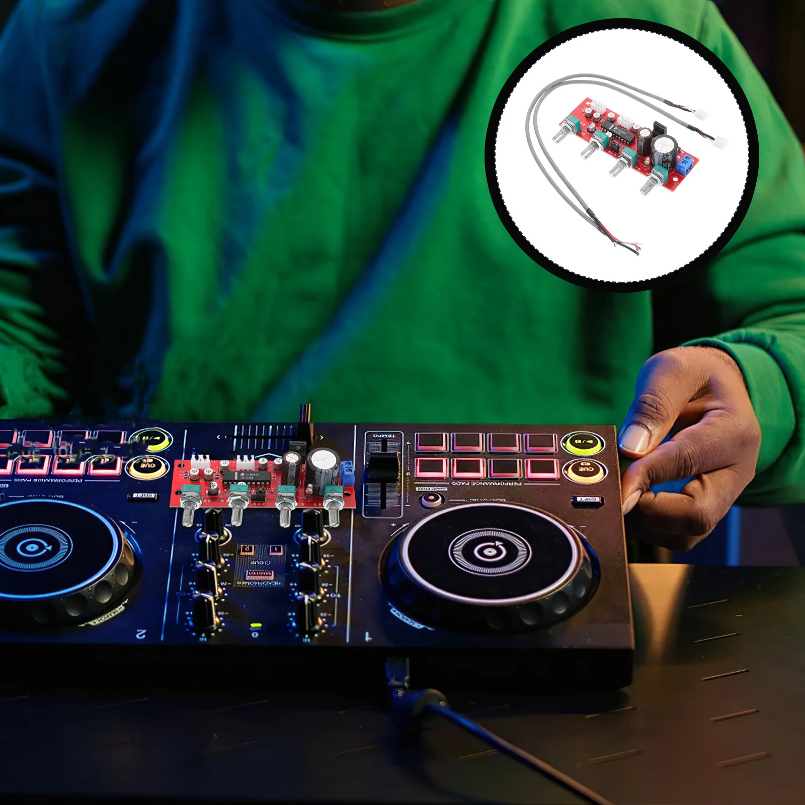 

Tone Control Board With Volume Bass Treble Mediant Adjustment For Music Recording Home Entertainment Stereo Preamplifier