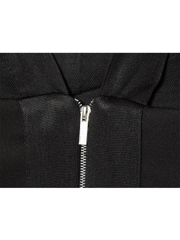 TFMLN 2026 Nieuwe Vrouwen Brede Sling Jurk Chic V-hals Hoge Taille Bodycon Mini Jurken Vrouwelijke Avondfeest Elegante Effen Jurk