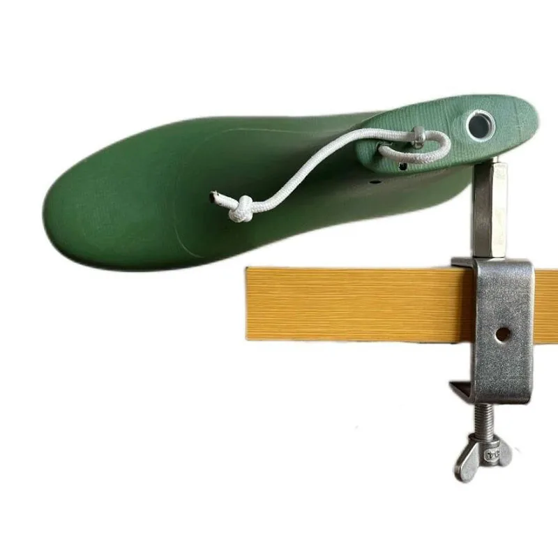 2PCS Stainless Steel Desktop Shoemaking Stand Small Clip-on Design for Insole Sewing Gluing Welt Stitching